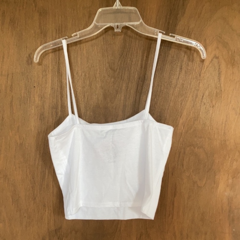 My little pony white crop top casual summer cropped sleeveless size L juniors - Picture 9 of 9